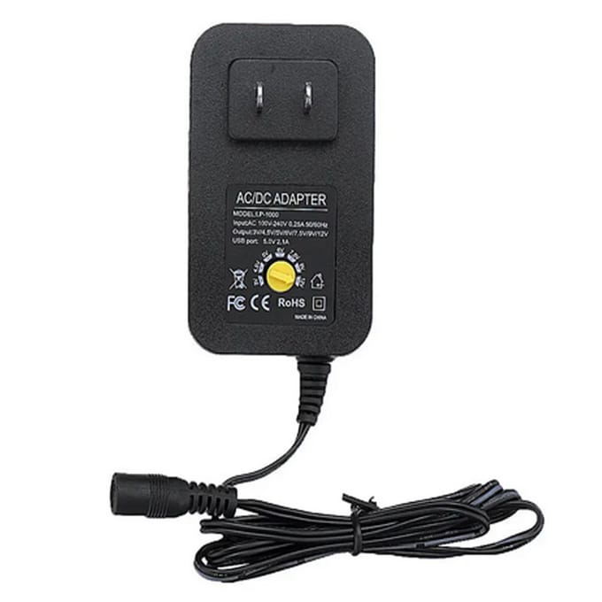 3V 4.5V 5V 6V 7.5V 9V 12V 2A 2.5A AC/DC-adapter Verstelbare universele stroomadapter 30W US Plug