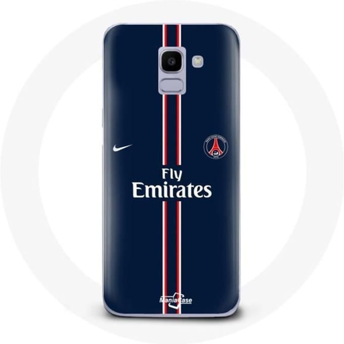 Coque - Nike - Samsung Galaxy J6 2018 - Souple - Protection - PSG Fly Emirates Logo