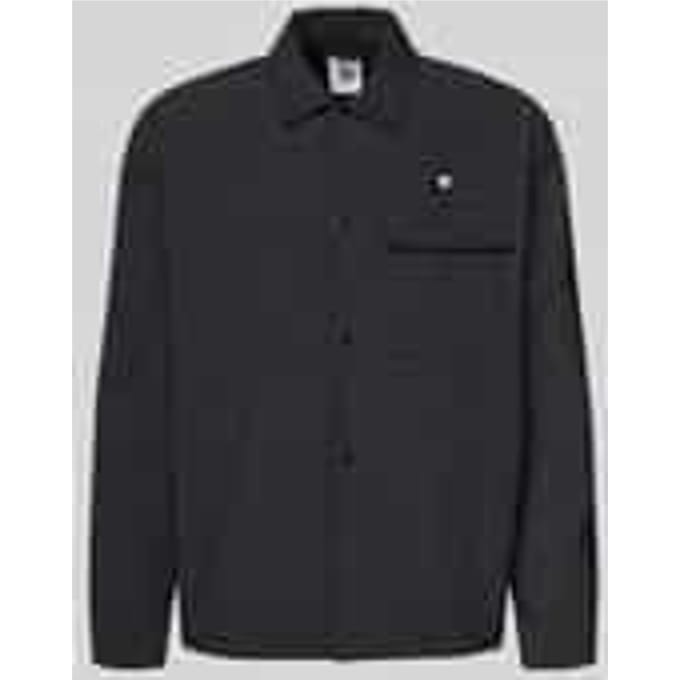 Relaxed fit overhemdjack met knoopsluiting