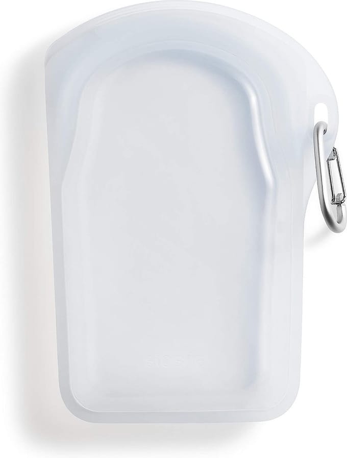 Stasher - Go Bag Opbergzak 532 ml - Siliconen - Transparant