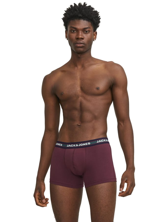 JACK & JONES- JACSOLID TRUNKS 10 PACKS NOOS - Heren - Trunks