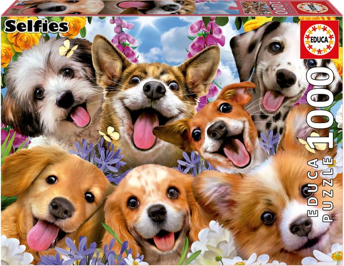 Educa 1000 Puppies Selfie Howard Robinson