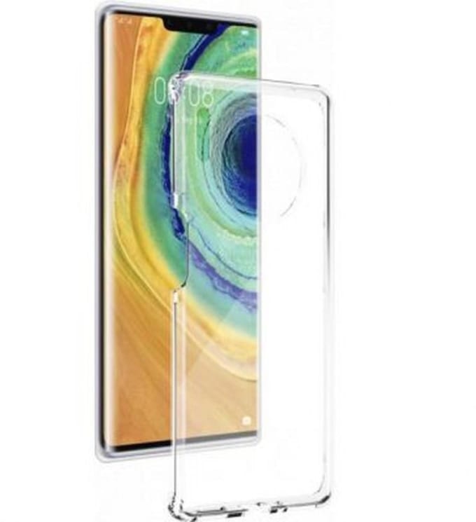 Bigben Connected, Hoesje geschikt voor Huawei Mate 30 Pro - Flexibel Siliconen, Transparant