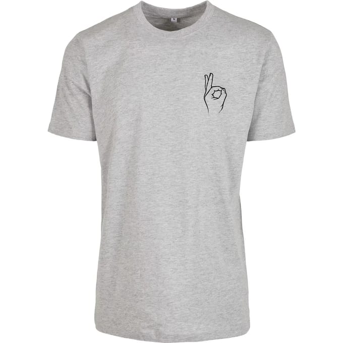 Mister Tee - Easy Sign heather grey Heren T-shirt - M - Grijs