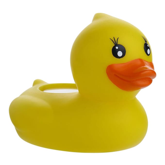 Badwaterthermometer Badkamer Baby Baby Speelgoed Drijvende Rubberen Eend voor Kinderen Douche geel
