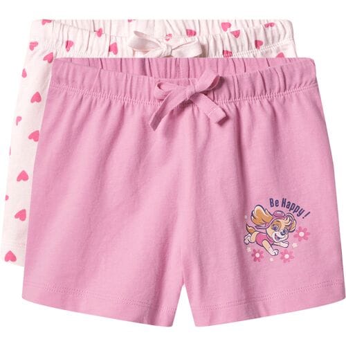 Lidl Set van 2 kinder shorts Paw Patrol (Roze, 110/116)