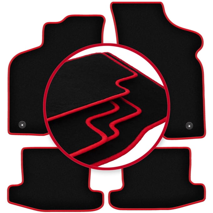 CARLUX-RED automatten voor: Seat Arosa hatchback (1997-2005)