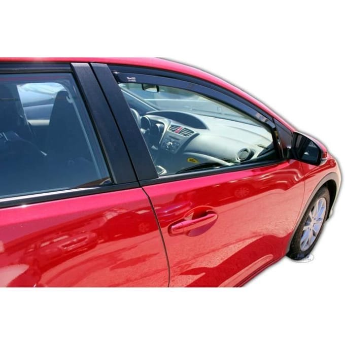 Wind deflectors - Heko - Honda Civic IX - Getint - Versterkt acryl - Eenvoudige installatie