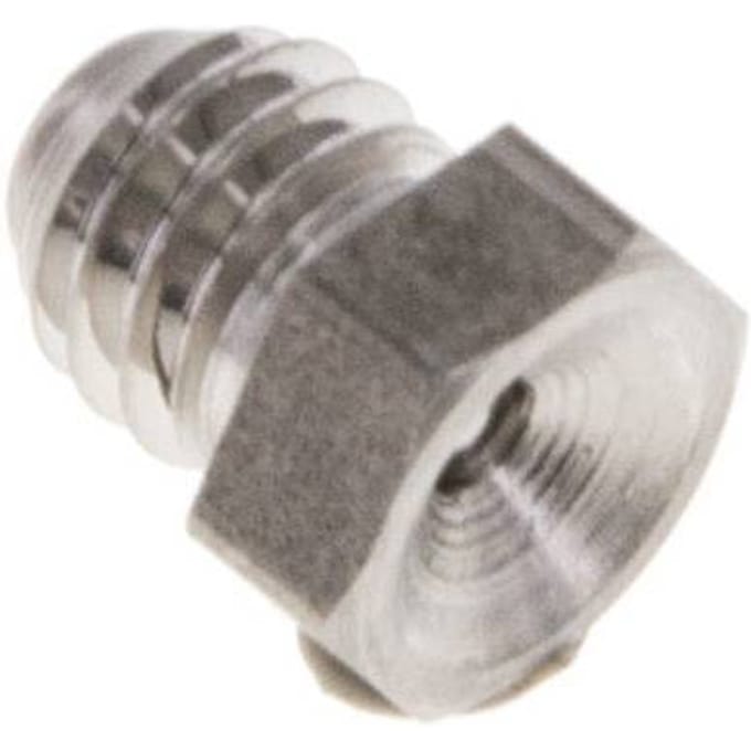 Rechte Centraalx1 DIN 3405 Smeernippel RVS M6x1 DIN 3405 [2 Stuks]