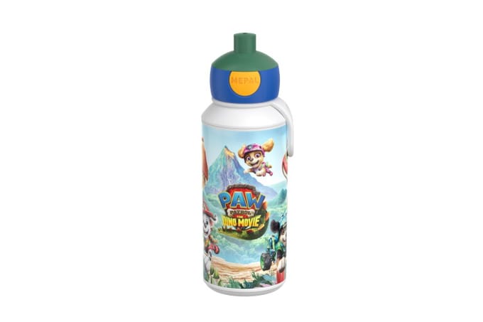 Mepal Pop-up drinkfles Campus - 400 ml - Sluit goed af - Drinkbeker voor kinderen - Paw Patrol Dino