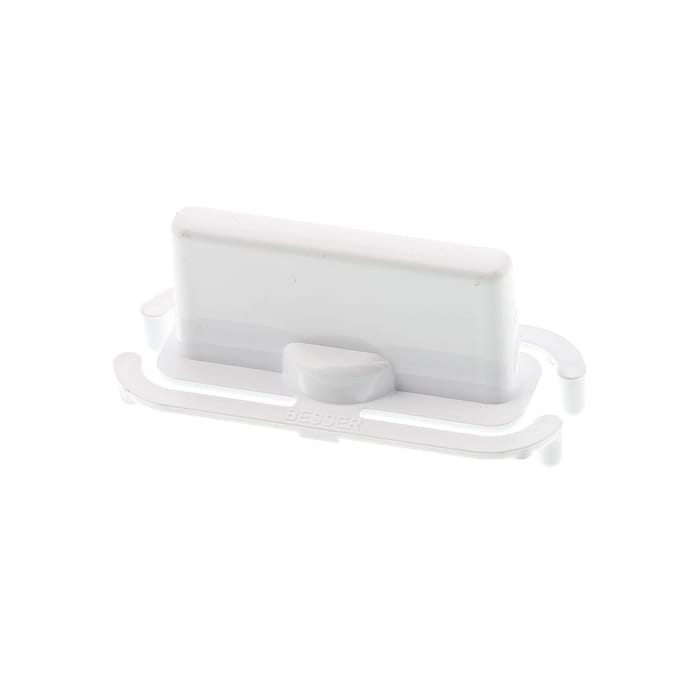 AEG knop, wit, rechthoekig, Diamond,BI 140110394016