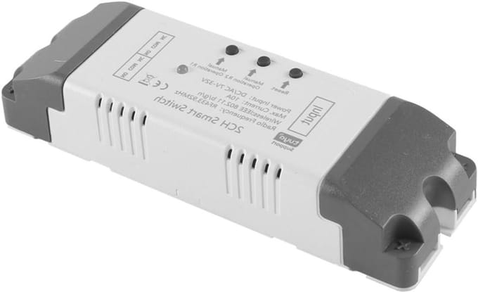 Slimme Actuator Controller - Wifi Relay - Apparaat Automatisering - Dubbele Kanaal Controle - 10A 32V - Wit