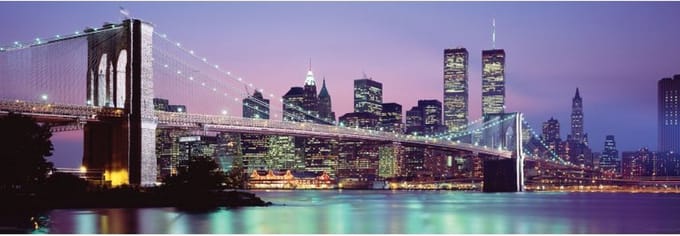 Pyramid Poster - New York Skyline - 53 X 158 Cm - Multicolor