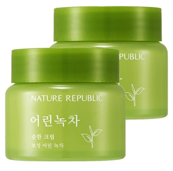 Nature Republic Crème Douce Thé Vert Jeune 55 ml green