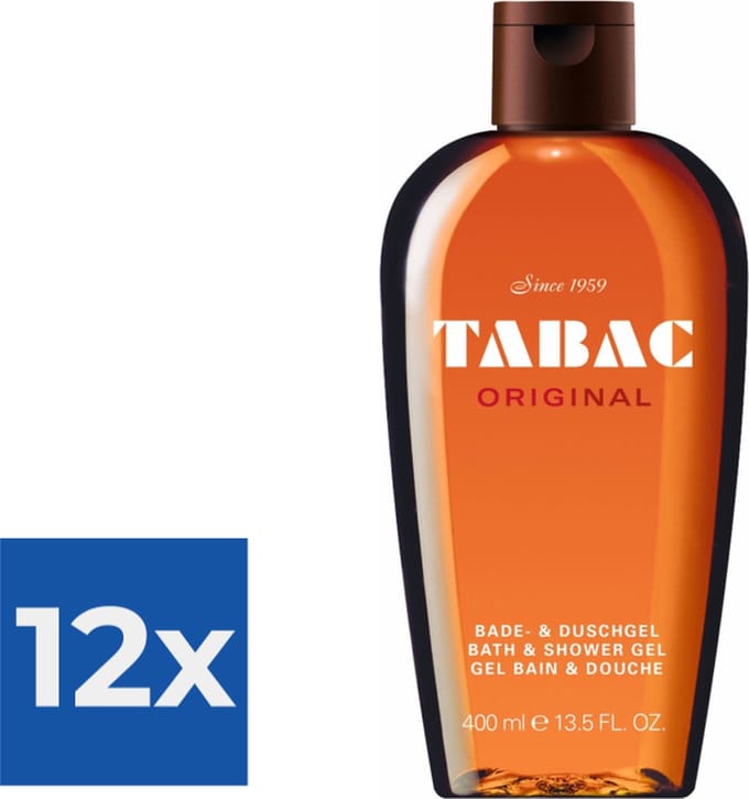 Tabac Original - 400 ml - Douchegel - Voordeelverpakking 12 stuks