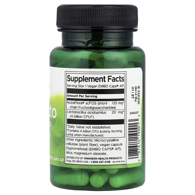 Prolacto Acidophilus, 4 miljard CFU, Vegan Embo Caps® 60 tabletten