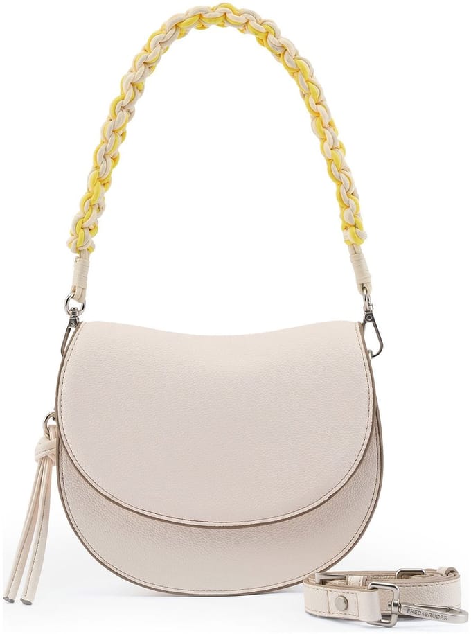 FREDsBRUDER schoudertas That’s My Bag Collection Saddle Milky White crème