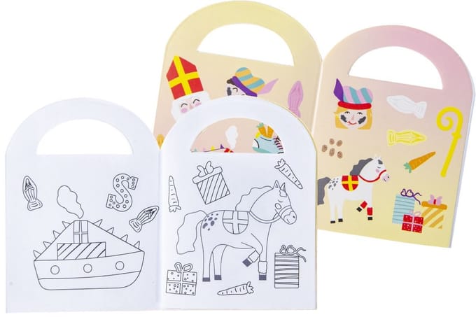 LG-Imports Coloring book with Sinterklaas stickers