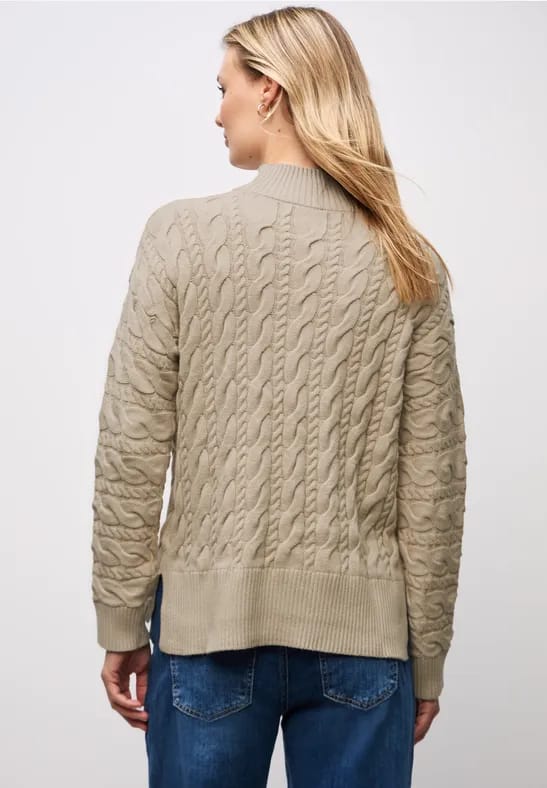 Jumper met kabelpatroon