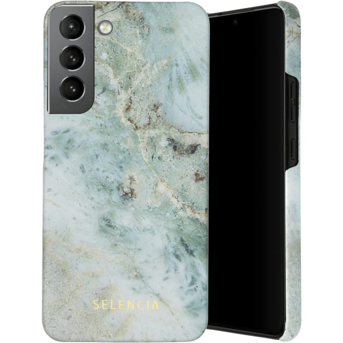 Selencia Galaxy S22 Plus Fashion Hoesje Marble Blue