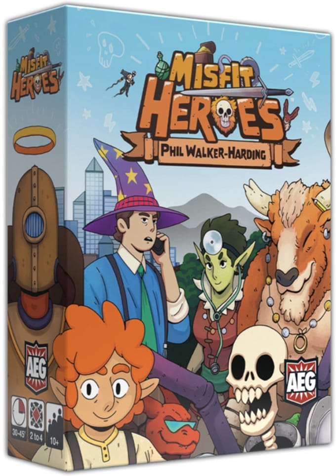 Misfit heroes - Kaartspel - Engels