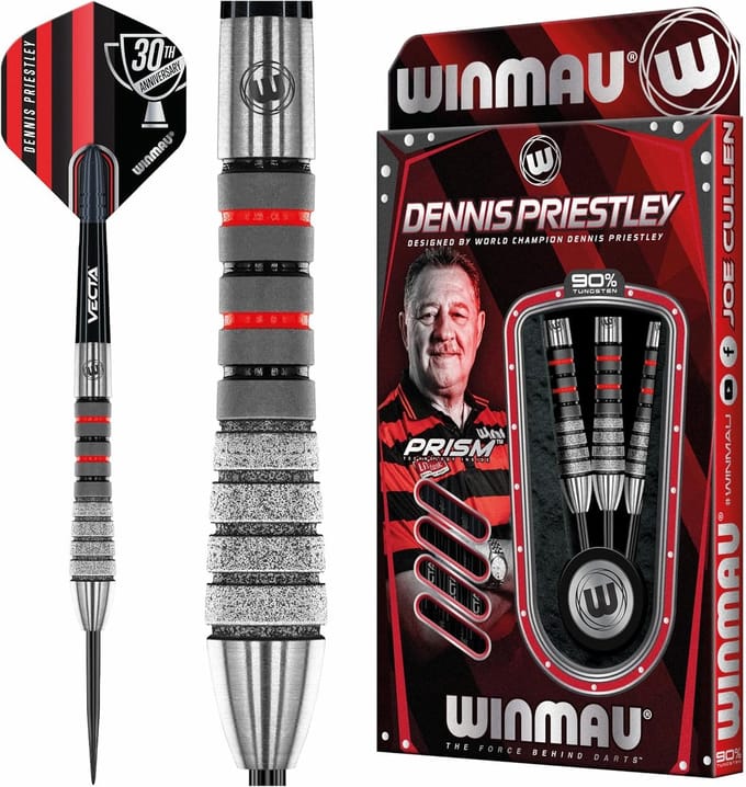 Dartpijlen Set - Stalen Darts - Precisie Werpen - 90% Tungsten - 19 Gram - Zilver