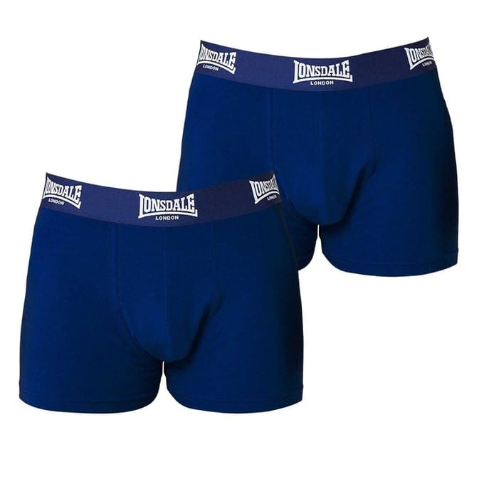 Lonsdale Boxershorts voor heren (Set van 2) (Marine)