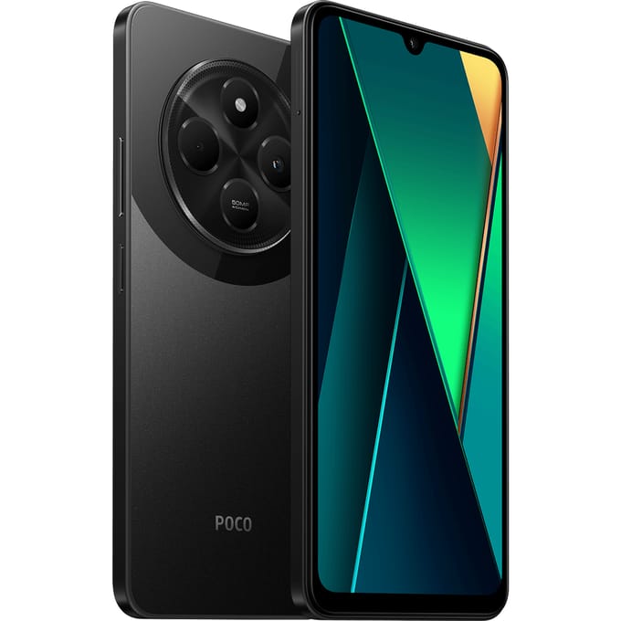 POCO C75 6 GB + 128 GB Black