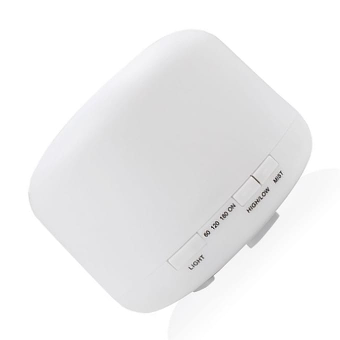 Essentiële Olie Diffuser met Afstandsbediening 500ML Aromatherapie Luchtbevochtiger voor Kantoor en Thuis white