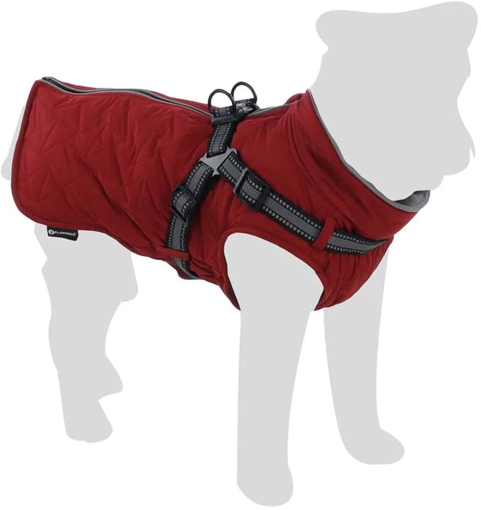 Flamingo Duker Hondenjas Rood 40 cm