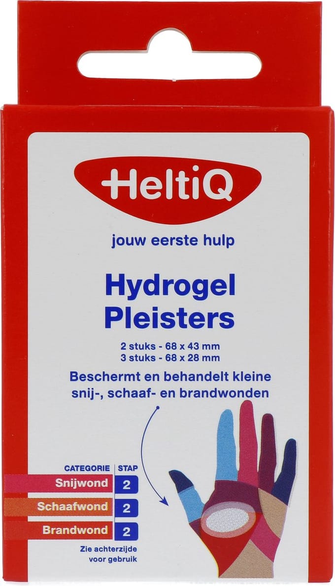 HeltiQ Brandwonden Pleister 5 stuks