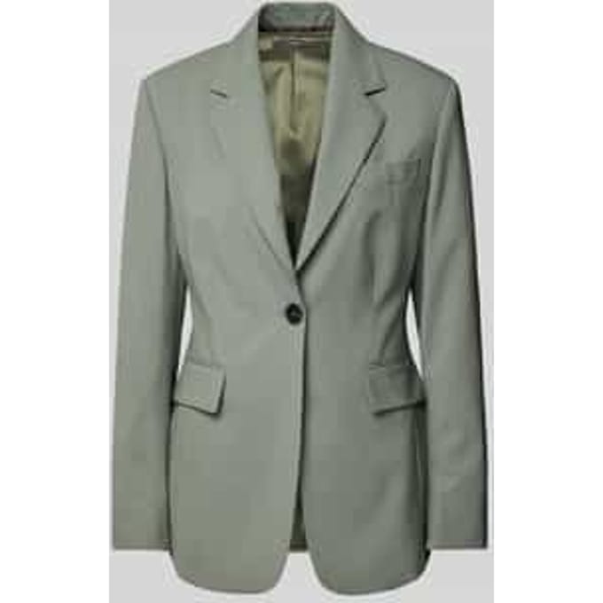 Blazer met paspelzak op de borst
