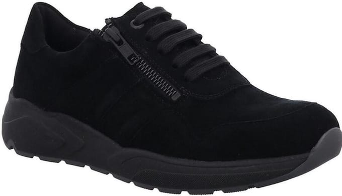 Zwarte Solidus Veterschoenen Kea Wijdte K
