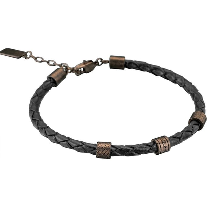 Just Cavalli Armband JCBR50020200 Heren Leather 200mm x 5mm
