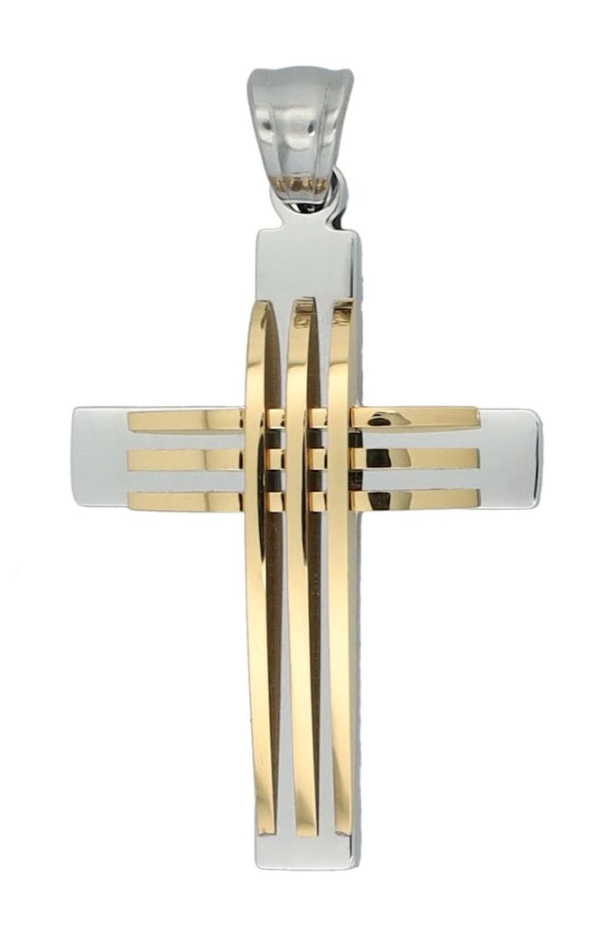 AKZENT Akzent Heren hanger "Nyrelle" - ionengeplateerd - Edelstahl - bicolor
