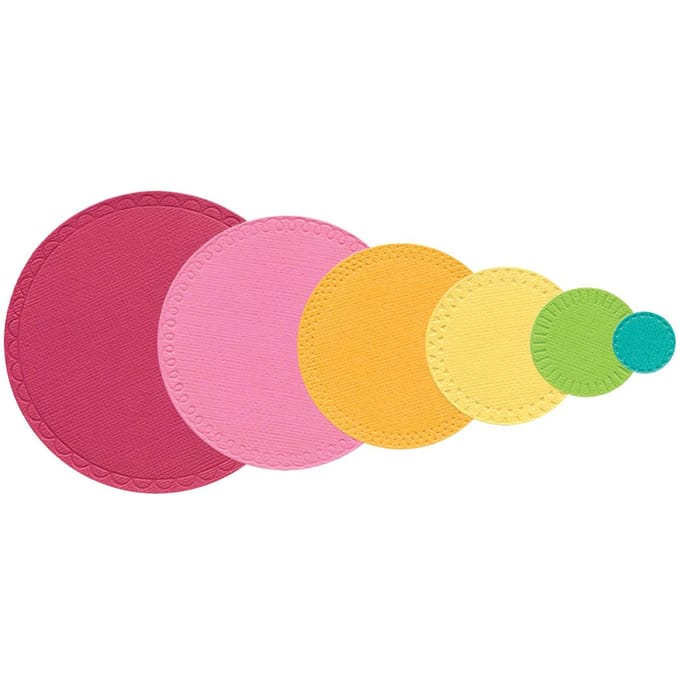 Sizzix Thinlits Ponssjabloon "Party Circles by Catherine Pooler"