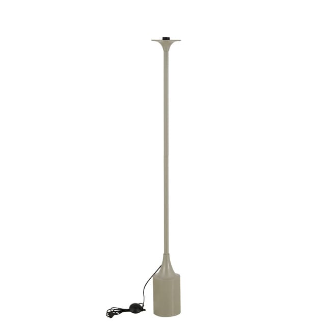PTMD Staande Lamp Tanaiya - 41x41x163 cm - Ijzer - Creme