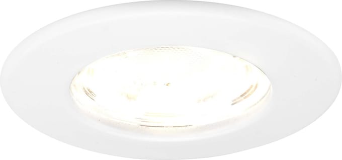 Ledvion - LED Inbouwspot - Dimbaar - 5W - 2700K - Ø84mm - IP65 - Wit
