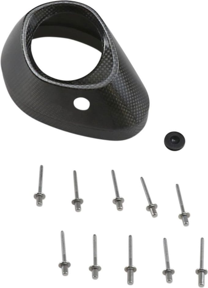 Akrapovic Carbon T3 Type 1 V-ec33 Uitlaat Eindkap Zwart