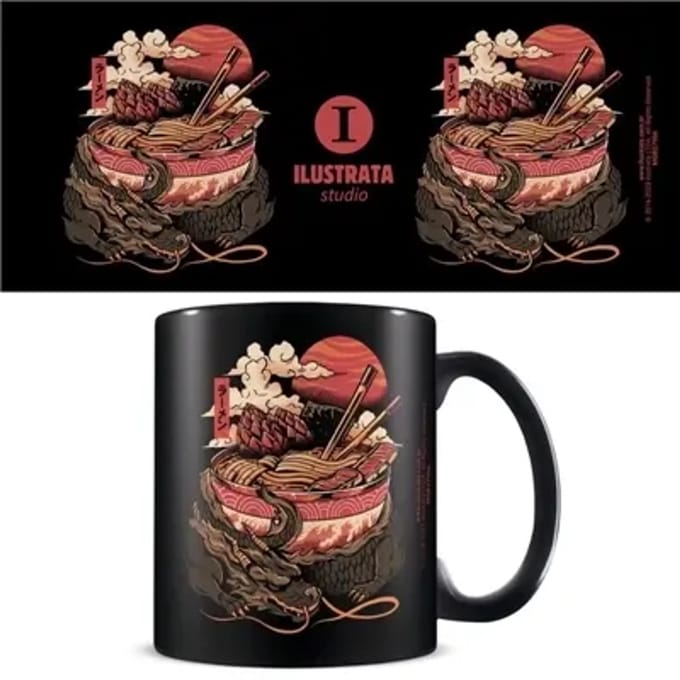 Mok voor kinderen Pyramid Ilustrata Dragon Ramen 2°