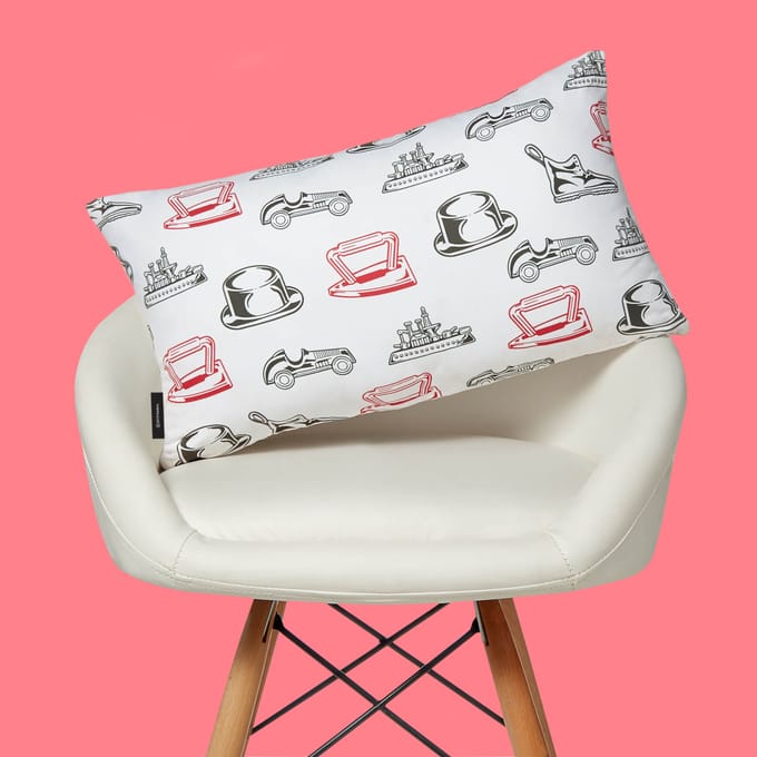 Monopoly Iron Rectangular Cushion - 30x50cm - Soft Touch