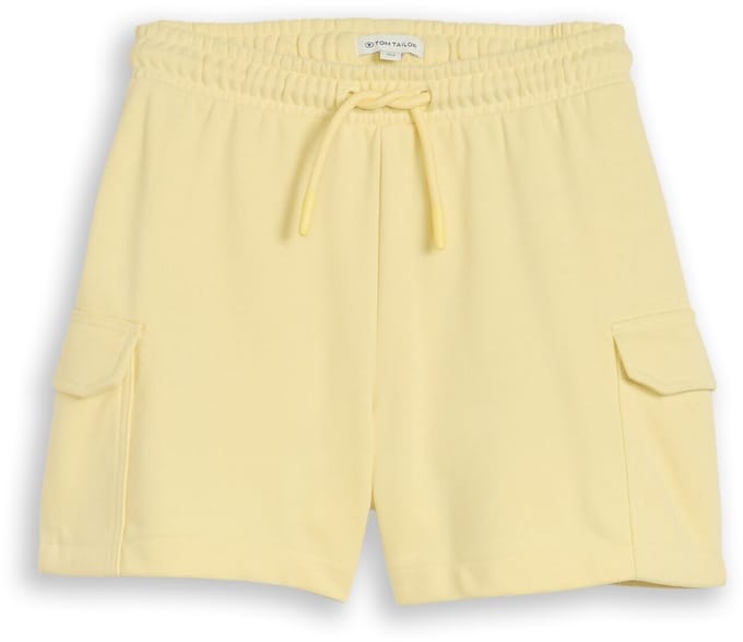 Tom Tailor - Cargo-sweatshorts - Maat 158 - light yellow
