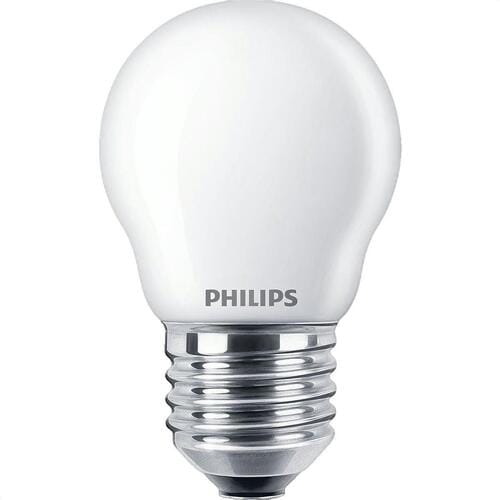 Philips LED lamp - Kogellamp met E27 fitting - Warmwit licht: 2700K - 40W - Mat glas