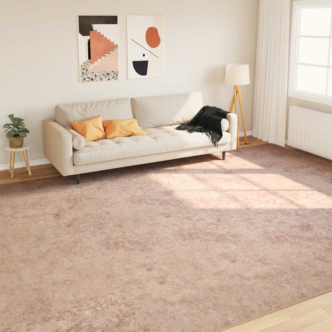 vidaXL - Tapijt - Runner - MARSA - Zand - 300 - x - 400 - cm - Polyester - en - PVC