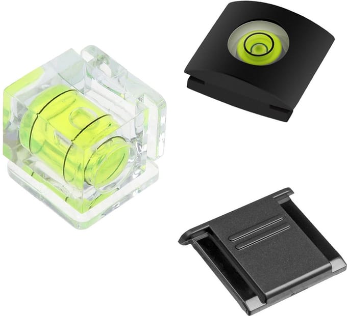 DW4Trading Camera Flitsschoen Waterpassen 2 Stuks + Afdekkap