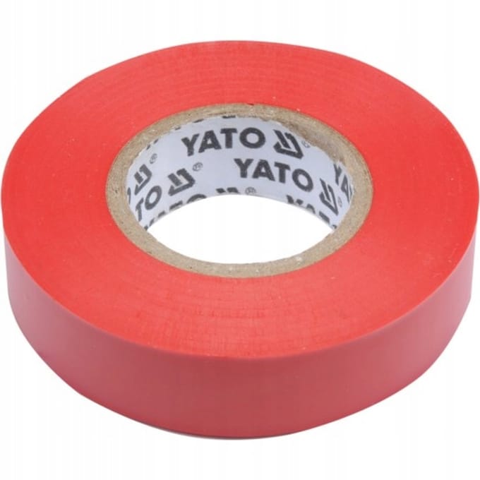 Yato PVC Elektra Isolaattape 15mm x 20m Rood - Max 40kv