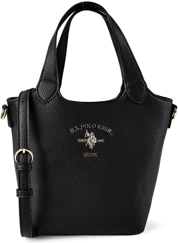 U.S. POLO ASSN. schoudertas handtas Stanford Mini Shopper Black zwart