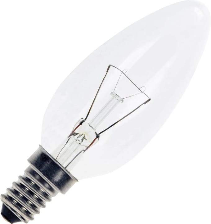 Kaarslamp Helder - 15W - E14 (kleine fitting)