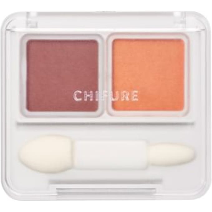 CHIFURE - Twin Color Eyeshadow 42 Orange