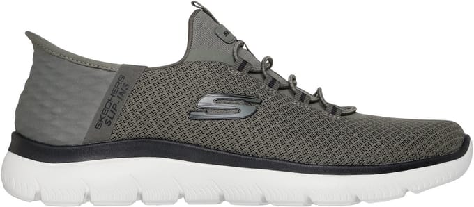 Skechers SUMMITS - HIGH RANGE Heren Instappers - Groen / Zwart